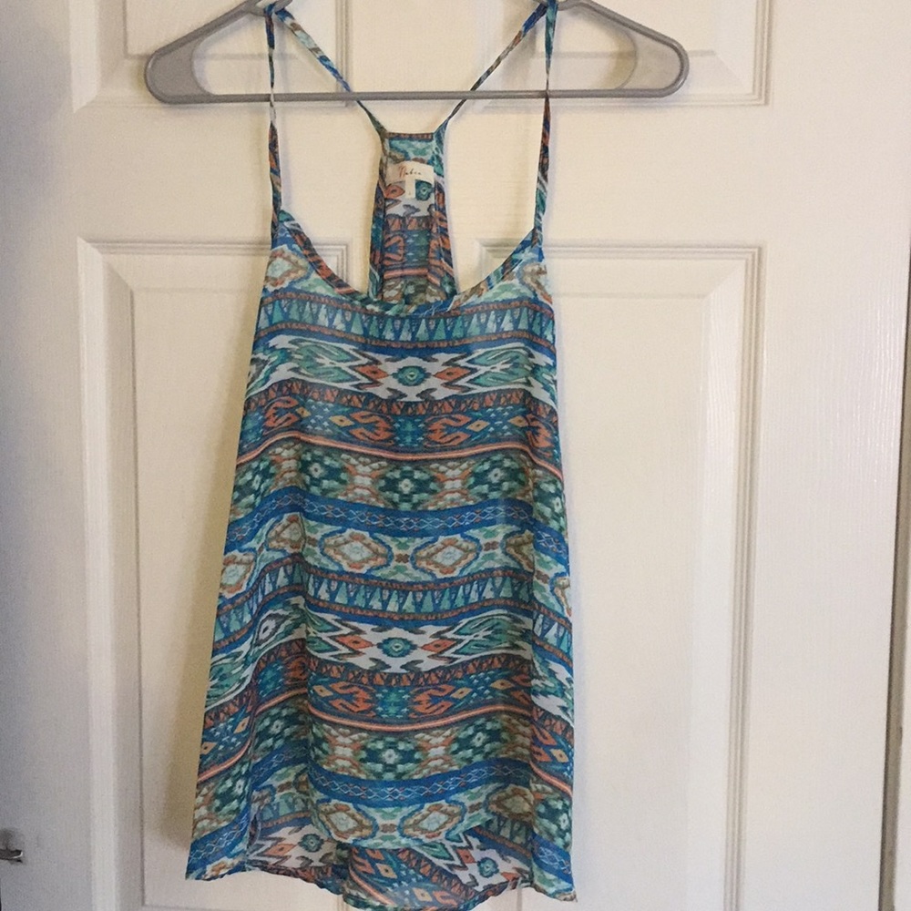 Tribal Print Tank Top